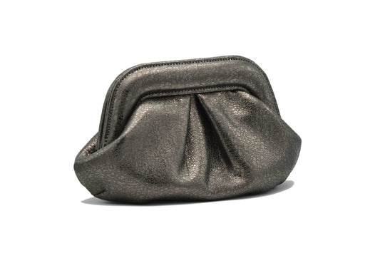 Carnation Silver Purse